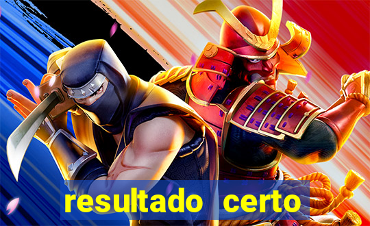 resultado certo loteria federal